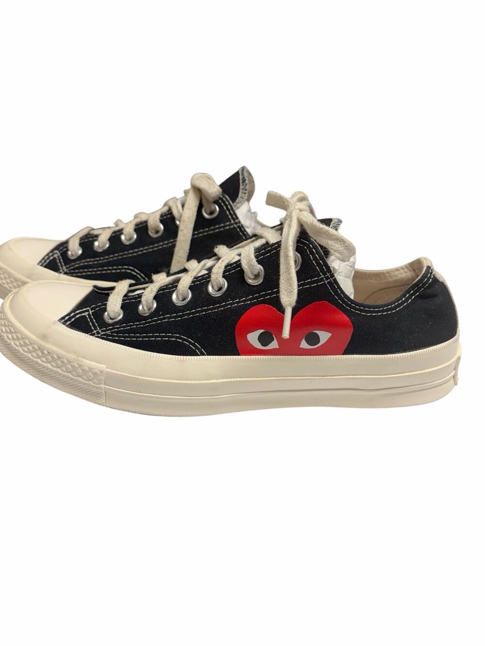 Converse x Comme des Garçons Play Low Black Heart Sneakers Women’s 9 Men's 7